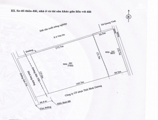 Bán 28.861m² đất kho xưởng tại Thôn Vân Du, xã Vân Phong, Huyện Ân Thi, Hưng Yên