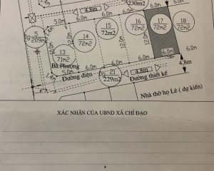 Siêu phẩm đầu tư 72m2 Chỉ Đạo Văn Lâm Hưng Yên, 2 mặt đường mặt tiền rộn 6m đường xung quanh nhà