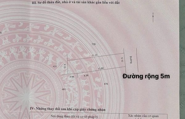 Bán lô đất 112m2 đường 5m ô tô tránh, trục liên xóm tại Quán Trạch Liên Nghĩa