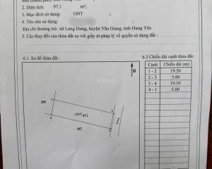 Bán 97,1m2 đường ô tô 7 chỗ thông hướng Đông Nam chỉ cách vòng xuyến VG và đường VĐ3,5 vài trăm mét