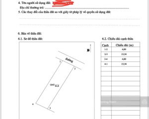 Chính chủ bán lô đất 62m2, MT 4m, full thổ cư, đường 5m, gần Vin, gần Đại lộ Đông Tây.