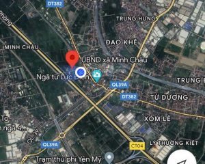 Bán lô đấu giá Minh Châu, Yên Mỹ, đối diện UBND xã