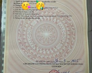 Chỉ với hơn 2tỷ sở hữu lô đất 2 ô tô tránh tại Khoái Châu, Hưng Yên