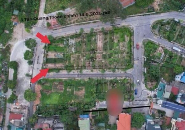 Lô góc trúng đấu giá giá thấp nhất sàn xã Tân Quang, Hưng Yên LH