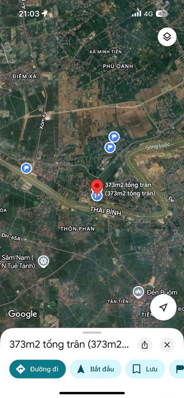 Bán 373.1m2 đất mặt tiền 20m tách thửa đẹp. Đất Tống Trân, Phù Cừ, Hưng Yên
