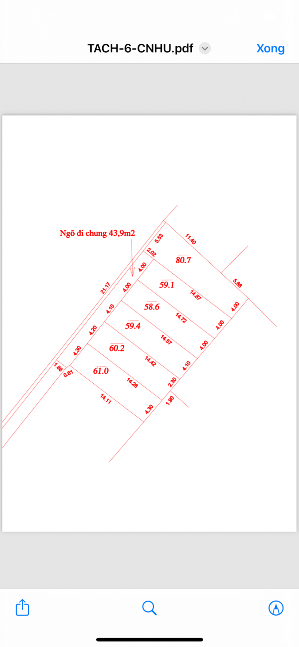 Cần bán mảnh đất 60m2 cách chợ Đông Tảo 200m giá đầu tư 1.190 tỷ